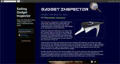 Desktop Screenshot of gadgetsailinginspector.blogspot.com