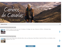 Tablet Screenshot of caminosdecanarias.blogspot.com