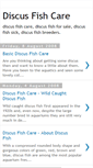 Mobile Screenshot of discus-fish-care-blog.blogspot.com