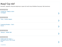 Tablet Screenshot of muzy-czy-nie.blogspot.com