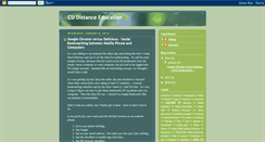 Desktop Screenshot of cudistanceed.blogspot.com