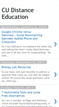 Mobile Screenshot of cudistanceed.blogspot.com