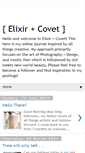 Mobile Screenshot of elixirandcovet.blogspot.com