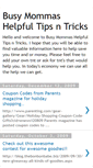 Mobile Screenshot of busymommashelpfultipstricks.blogspot.com