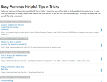Tablet Screenshot of busymommashelpfultipstricks.blogspot.com
