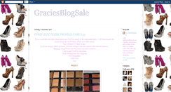 Desktop Screenshot of graciesblogsale.blogspot.com