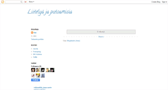 Desktop Screenshot of liitelyajaputoamisia.blogspot.com