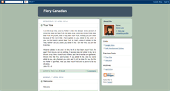 Desktop Screenshot of fierycanadian.blogspot.com