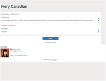 Tablet Screenshot of fierycanadian.blogspot.com