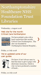 Mobile Screenshot of northantspslibraries.blogspot.com