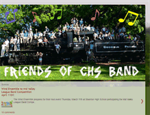 Tablet Screenshot of friendsofchsband.blogspot.com