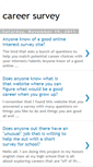 Mobile Screenshot of career-survey.blogspot.com