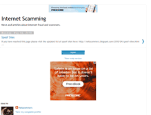 Tablet Screenshot of netscamming.blogspot.com