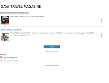Tablet Screenshot of gayatravelmagazine.blogspot.com