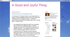 Desktop Screenshot of goodandjoyfulthing.blogspot.com