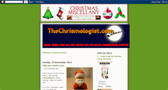 Desktop Screenshot of christmasmiscellany.blogspot.com