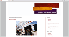 Desktop Screenshot of franciscomoriche.blogspot.com