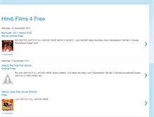 Tablet Screenshot of hindifilms4free.blogspot.com
