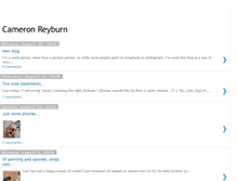 Tablet Screenshot of cameronreyburn.blogspot.com