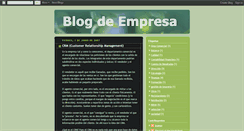 Desktop Screenshot of blogdempresa.blogspot.com