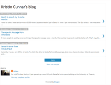 Tablet Screenshot of kristincunnarsblog.blogspot.com