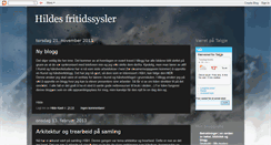 Desktop Screenshot of hildesfritidssysler.blogspot.com