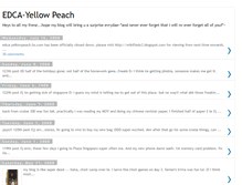 Tablet Screenshot of edca-yellowpeach.blogspot.com