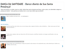 Tablet Screenshot of dancandocomsantidade.blogspot.com