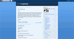 Desktop Screenshot of fragilitas.blogspot.com