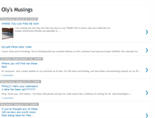 Tablet Screenshot of olysmusings.blogspot.com