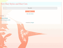 Tablet Screenshot of newhairstyleandhaircut.blogspot.com