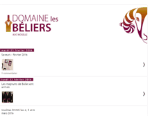 Tablet Screenshot of domainelesbeliers.blogspot.com