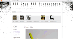 Desktop Screenshot of 365days365photographs.blogspot.com
