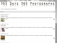 Tablet Screenshot of 365days365photographs.blogspot.com