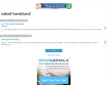 Tablet Screenshot of nakedhandstand.blogspot.com