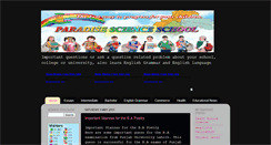 Desktop Screenshot of paradiseedu.blogspot.com