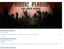 Tablet Screenshot of musicplague.blogspot.com