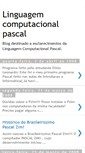 Mobile Screenshot of linguagemcomputacionalpascal.blogspot.com