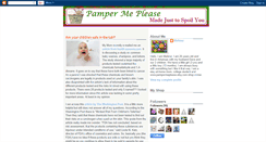 Desktop Screenshot of pampermepleaseshop.blogspot.com