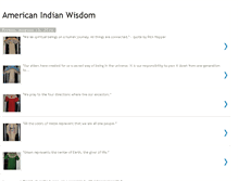 Tablet Screenshot of americanindianwisdom.blogspot.com