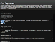 Tablet Screenshot of onadaexpansiva.blogspot.com