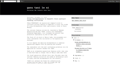 Desktop Screenshot of ganutanileni.blogspot.com