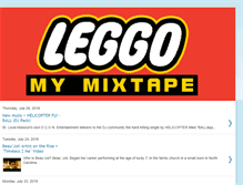 Tablet Screenshot of leggomymixtape.blogspot.com