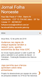 Mobile Screenshot of folhanoroeste.blogspot.com