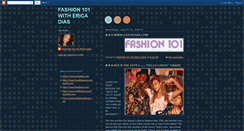 Desktop Screenshot of fashion101witherica.blogspot.com