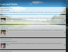 Tablet Screenshot of ilovelucyanddesilu.blogspot.com