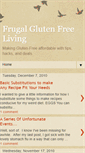 Mobile Screenshot of frugalglutenfreeliving.blogspot.com