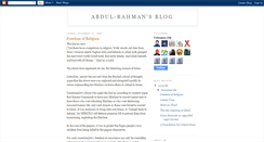 Desktop Screenshot of abdul-rahmansblog.blogspot.com