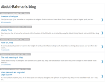 Tablet Screenshot of abdul-rahmansblog.blogspot.com