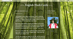 Desktop Screenshot of englishflashcards.blogspot.com